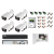 Zestaw do monitoringu 4x Bardzo Mocna Kamera Dahua HAC-HFW2802T-Z-A-3711 Motozoom, Mikrofon, 8 Mpx
